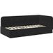 Maison Exclusive - Cadre de lit d'angle noir 90 x 190 cm velours