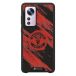 Manchester United Coque de Téléphone 3D Officielle – Design Abstrait Rouge et Noir