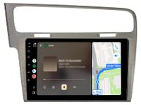 Android autoradio voor VW Golf 7 VII MK7 (2013-2017), met draadloze CarPlay, Android Auto, WiFi, GPS-navigatie, RDS, DSP, DAB+, Bluetooth, 10-inch scherm, 2+64GB geheugen, argent