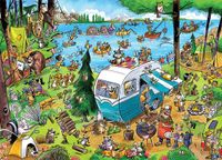 Verrückter COBBLE HILL PUZZLES Verrückter Campingplatz 1000 Teile