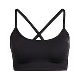 adidas dames Workout Essentials Knit Light Support Bra, black, L