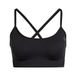 adidas dames Workout Essentials Knit Light Support Bra, black, L