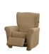 Estoralis Sumatra Bi-elastische fauteuilhoes, zeer elastische stof C/06 beige, voor relaxstoel van 70 tot 90 cm, kwaliteitsbescherming, super verstelbaar
