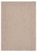 Carpetsale24 Tapis intérieur/extérieur - Tissage plat résistant aux intempéries aspect sisal avec bordure, tapis de cuisine, terrasse, salon Taille : 280x370 cm
