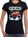Bellatio Decorations Fout Kerst shirt / t-shirt - Santa op monstertruck / truck - vol gas ouwe - zwart voor dames - kerstkleding / kerst outfit XXL