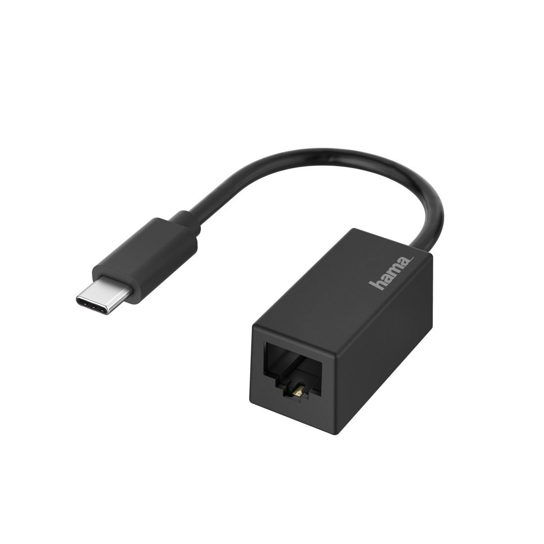 Hama 00200322 USB Type-C naar RJ-45 Adapter - Zwart