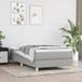 Maison Exclusive - Cadre de lit avec sommier tapissier, gris clair, 80 x 200 cm, textile