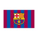 Gelicentieerd FC Barcelona Gelicentieerd Decor Vinyl Muursticker - Klein (65cm (b) x 40cm (h) - Full Colour Crest op Merk Rood en Blauw