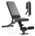 Banc de musculation - Réglable - Pliable - Acier - Capacité de charge 300 kg