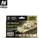 Vallejo Model Air Set - Us Modern Dessert Colors Set