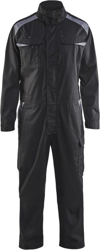 Blåkläder Overall Industrie 6054-1800 - Zwart/Grijs - C50