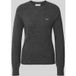 Lacoste pull en laine pure coupe droite