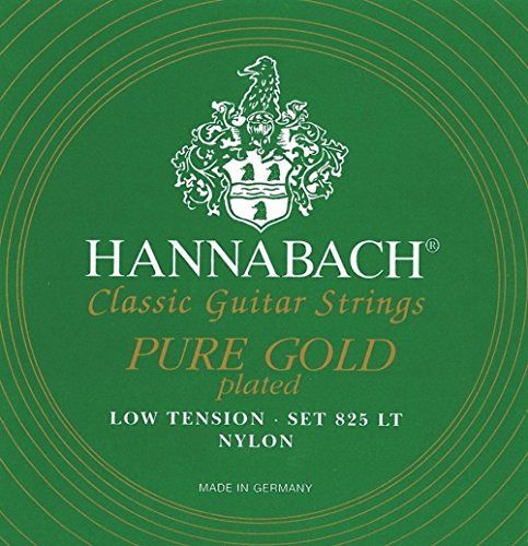 Hannabach Klassieke gitaarsnaren 825 Low Tension Speciaal verguld - Set 3-delig bas