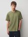 Next - Heren - Onmisbaar T-shirt met V-hals en standaard pasvorm - Groen
