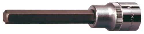KSTools 917.1332 1/2 inch bit-dopsleutel binnenzeskant, lang, 14 mm
