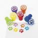 FX 6 Paw Stampers Diverse Kleuren Ca. 1" Nieuw/Shrink-verpakt