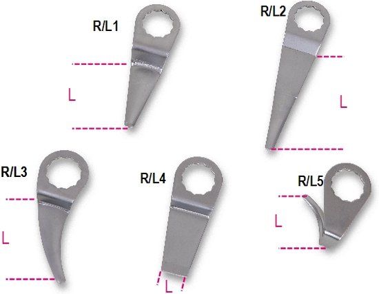1938R/L4-HOJAS Bol 1938 R/L4-blades for windscreen removers 1938R/L4
