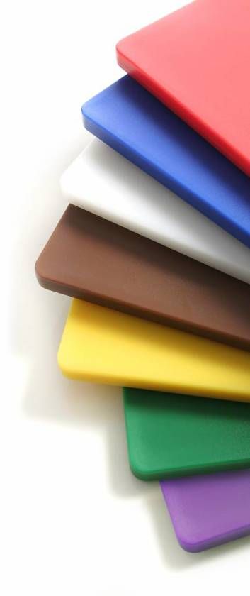 Hendi Snijplank Wit ( Kaas/Brood ) HACCP 60x40x(H)1,8cm