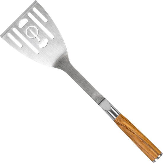 Forged BBQ Spatula - Olijfhout