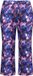Ulla Popken - Dames - Jersey broek met textuur wijde pijp elastische tailleband - Zwart - Maat 62+