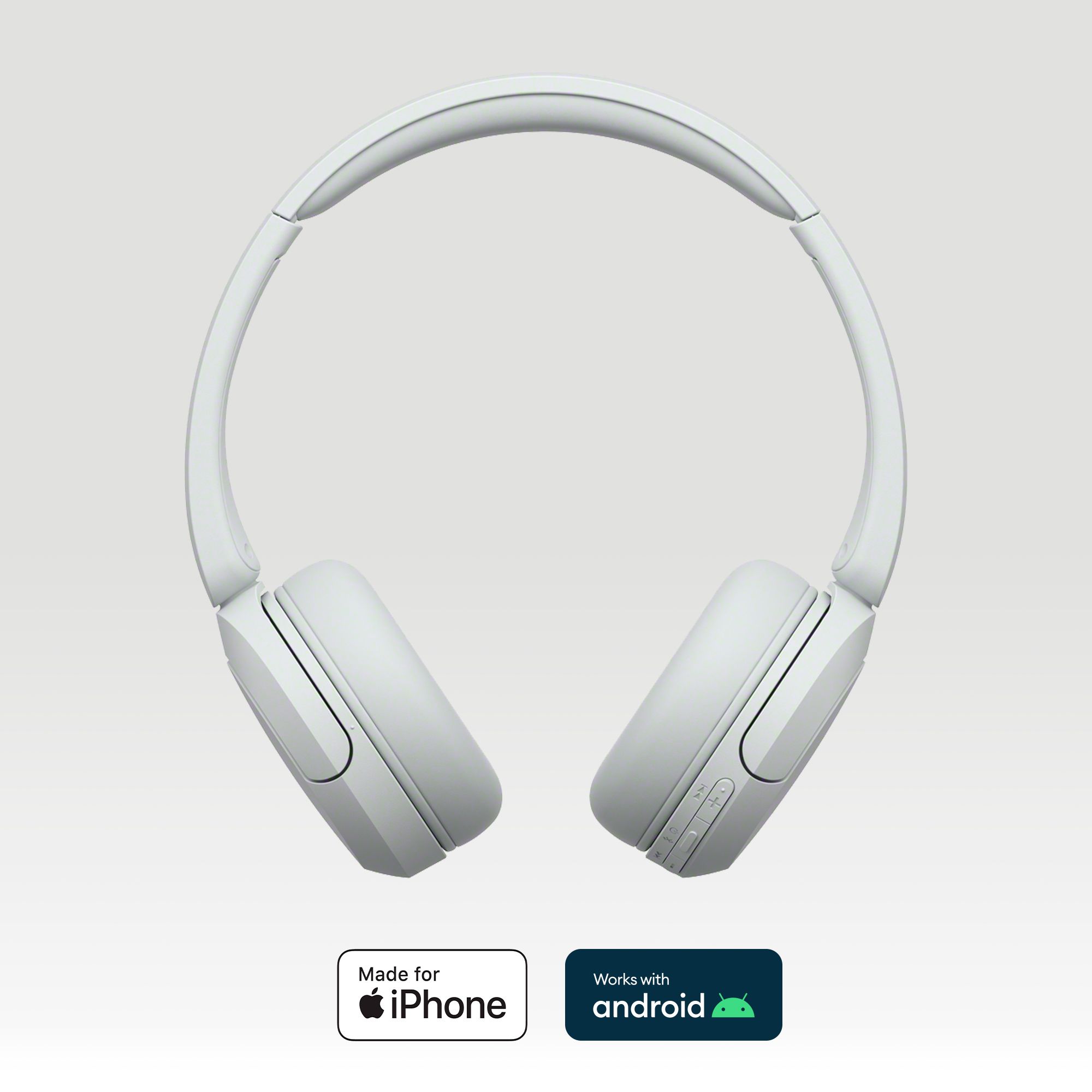 Sony WH-CH520 Draadloze On-Ear Hoofdtelefoon - Wit