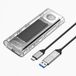 Orico TCM2-G20 - Boîtier SSD externe - M.2 NVMe - USB-C 3.2 - 20Gb/s - Argent/Transparent