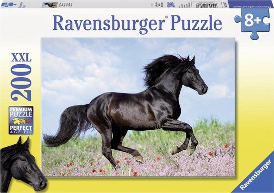 Ravensburger Zwarte hengst 200 stukjes legpuzzel