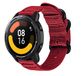 Strap-it nylon gesp band - rood - Geschikt voor Xiaomi Watch S1