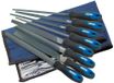 Draper 44961 Vijl- En Raspset Met Softgrip 200 Mm, 8-Delig, Blauw