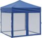vidaXL Partytent inklapbaar met zijwanden 2x2 m blauw