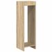 vidaXL Plantenstandaard Sonoma Eiken 30 x 30 x 100 cm Bewerkt Hout