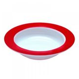Ornamin Kom met hoge rand met rode rand - 15,5 cm