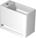 INK Fontein Polystone Links met 1 Kraangat - Glans Wit