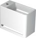 INK Fontein Polystone Links met 1 Kraangat - Glans Wit