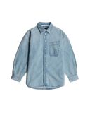 8721136008785 G-STAR Maxi 1 pkt Overshirt wmn, Multicolore (soleil faded pacific blue D27695-D788-H466), XL