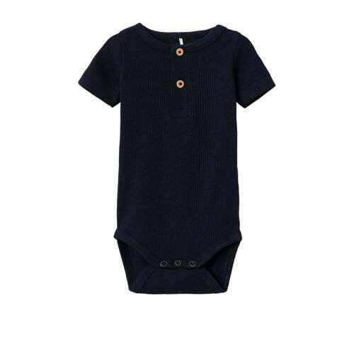 NAME IT NAME IT BABY romper NBMKAB met biologisch katoen donkerblauw