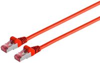 S-Impuls Patchkabel Cat6A S/FTP PIMF Halogenfrei rot 0,25m