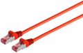 S-Impuls Patchkabel Cat6A S/FTP PIMF Halogenfrei rot 0,25m