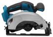 Perceuse sans fil avec scie circulaire - 750 W, 20000 tr/min - Angle de coupe réglable de 0–45° - Convient pour bois et métal - Sans batterie - Bleu