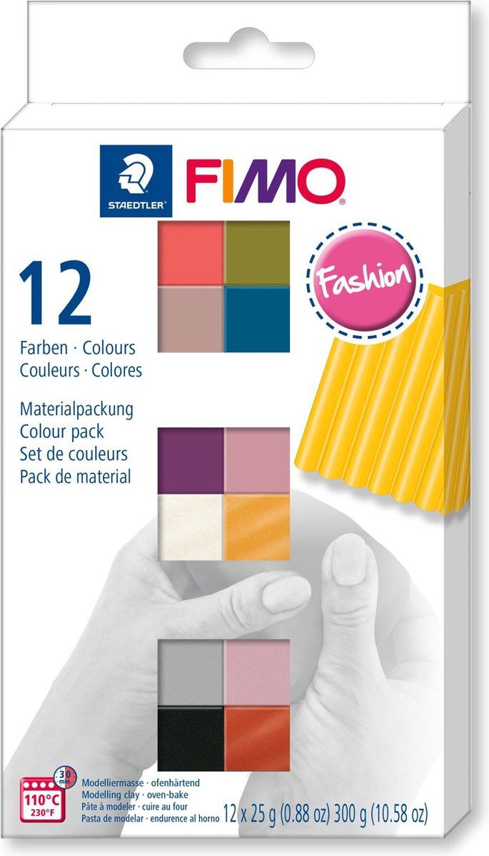 Staedtler Fimo Soft Kleiset - Verschillende Kleuren - 4007817053447