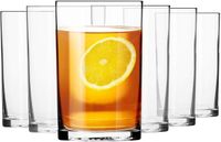 KROSNO GLASS KROSNO | Water Sap Thee Drinkglazen | Set van 6 - 250 ml | Loodvrij kristalglas | Basic Collectie | Perfect voor Thuis, Restaurants en Feesten | Vaatwasser Veilig