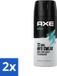 Axe Deodorant Spray Apollo 72hrs Anti Sweat 150ml (2 stuks)