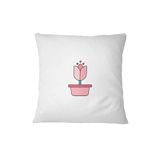 Bona Basics Decoratieve kussenhoes Wit 45x45 cm