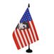 AZ FLAG Drapeau de table USA Elvis 21x14 cm Polyester 100D Pied en plastique
