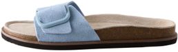 Next - Dames - Sandalen met enkele bandjes en voetbed - Blauw