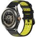 Wigento Xiaomi Watch S4 Sport, siliconen vervangingsband in twee kleuren, met snelsluiting, zwart