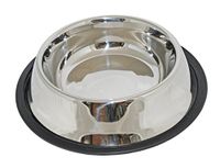 CHAPUIS SELLERIE SLA655 voederbak voor honden van roestvrij staal met antislip onderkant - inhoud 45 cl