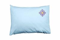 Bona Basics Decoratieve kussenhoes Lichtblauw 50x35 cm