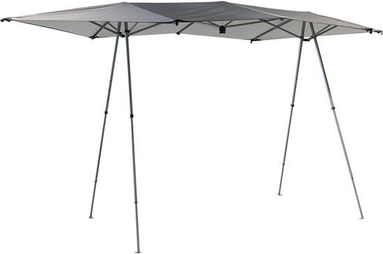 Bo-Camp Schaduwtent Easy-Up 4,4x2,3 m Grijs
