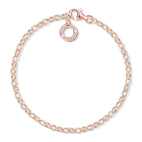 Thomas Sabo Charm Club X0243-415-40-L18,5 Bedelarmband voor dames, 925 sterling zilver